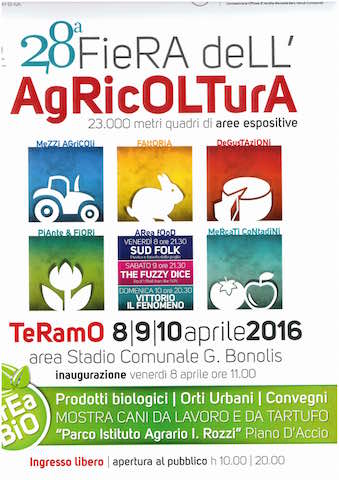 Locandina fiera agricoltura Teramo 2016