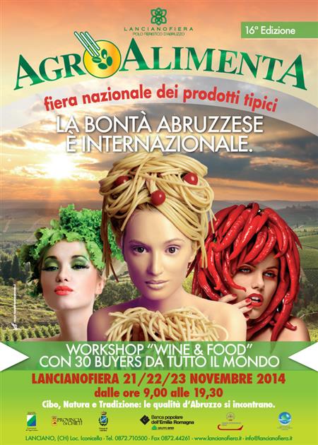 Locandina Fiera AgroAlimenta Lanciano 2014